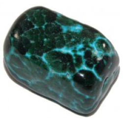 Bubbly Malachite with Chrysocolla tumble stone Bubbly Malachite with Chrysocolla tumble stone
